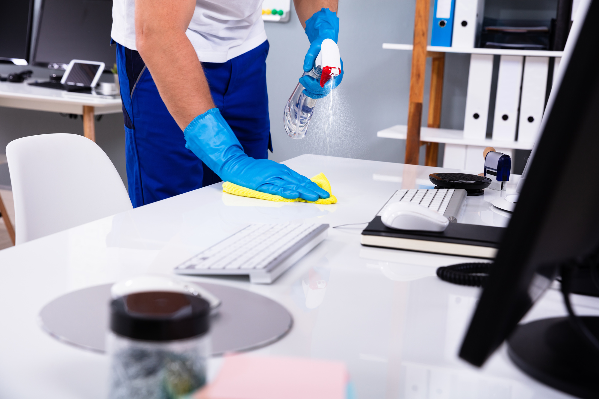 office cleaning services arlington heights including cleaning of all surfaces and electrical appliances