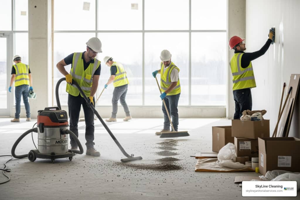 construction site cleaning