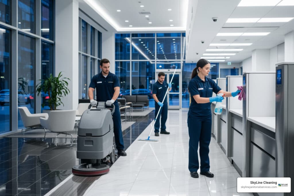 bank cleaning services