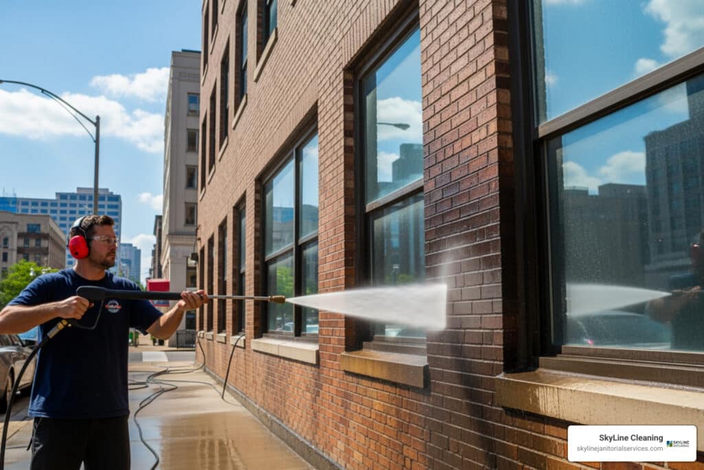 commercial power washing services near me