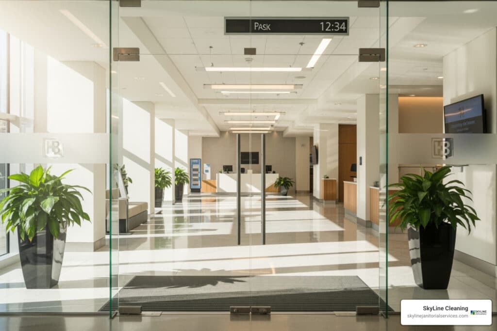 janitorial and office cleaning services for banks